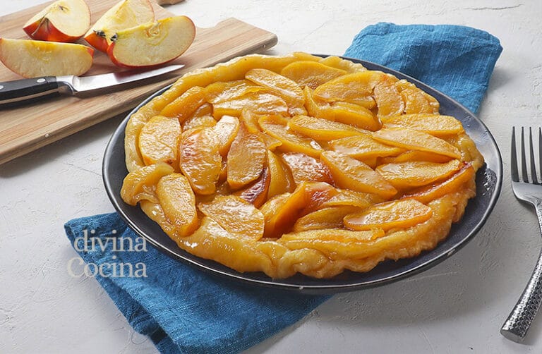 Tarta Tatín de manzanas Receta de DIVINA COCINA