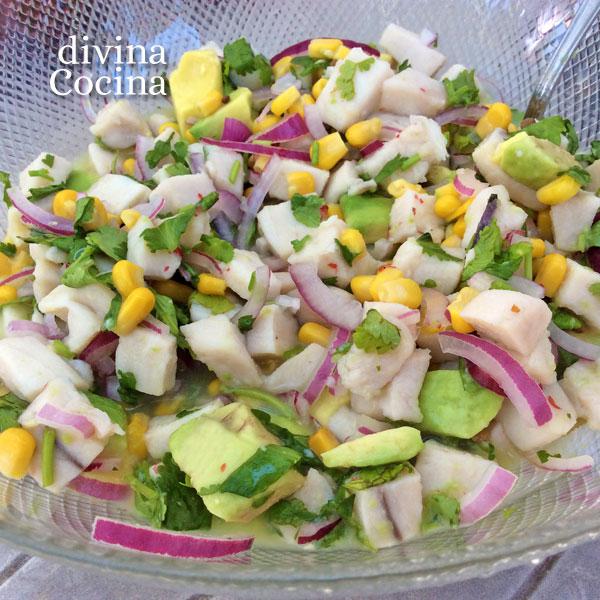 Ensalada De Ceviche Receta De DIVINA COCINA