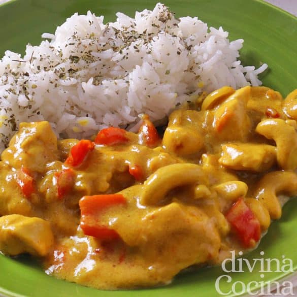 Pollo Al Curry Con Anacardos Receta De Divina Cocina