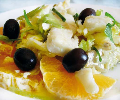 ensalada bacalao naranja