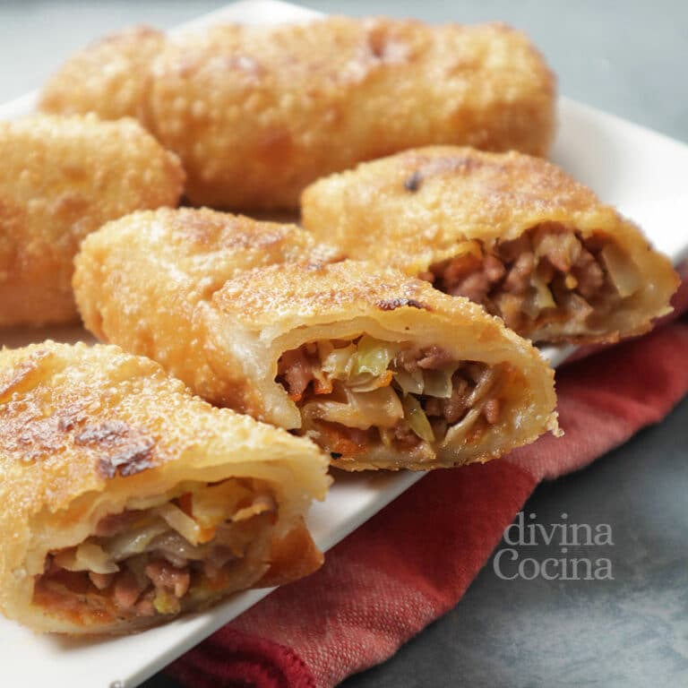 Rollitos De Primavera Caseros Fáciles Receta De Divina Cocina 1781