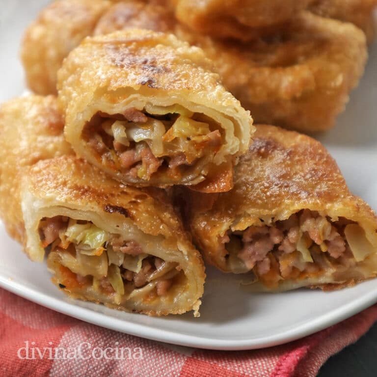 Rollitos De Primavera Caseros Fáciles - Receta De DIVINA COCINA