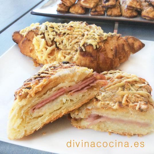 Croissants gratinados 1