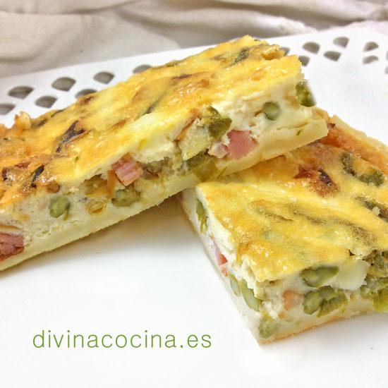 Quiche de espárragos trigueros 1