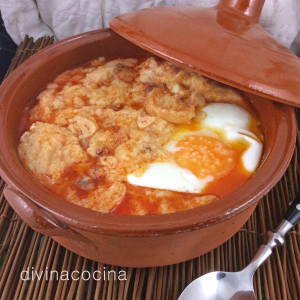 Sopa de ajo 'en colorao' 1