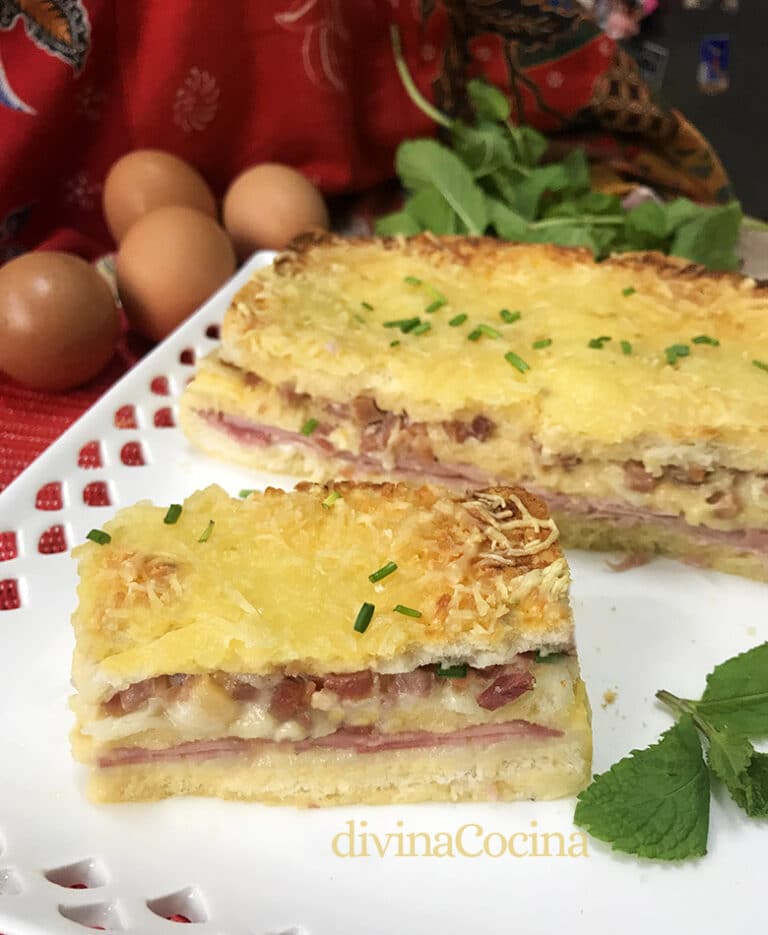 Pastel De Pan De Molde Gratinado Receta De Divina Cocina