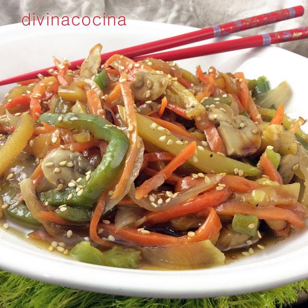 Arriba 59+ imagen comida china recetas verduras