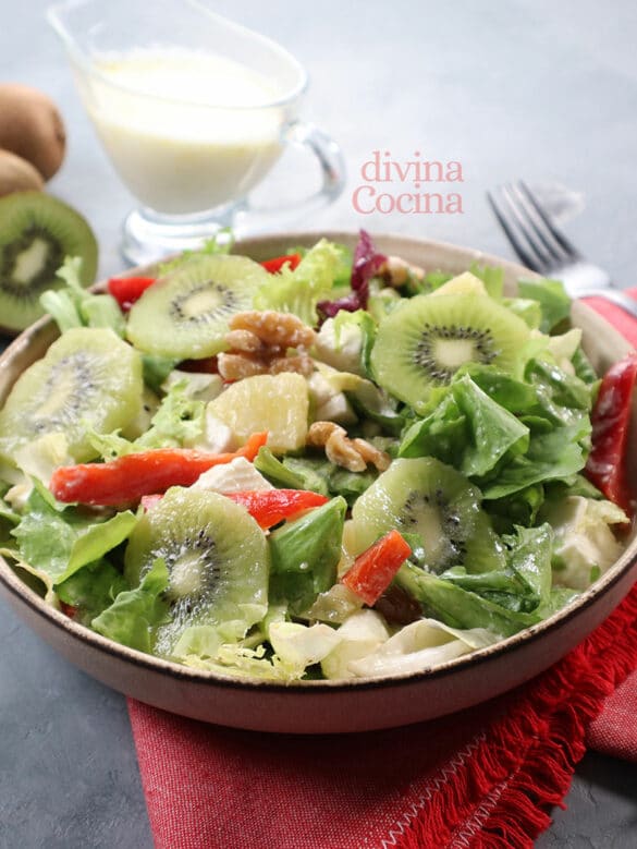 Ensalada Crujiente Con Frutas Receta De Divina Cocina 1056