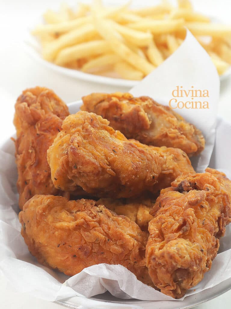 Pollo frito estilo Kentucky - Receta de DIVINA COCINA