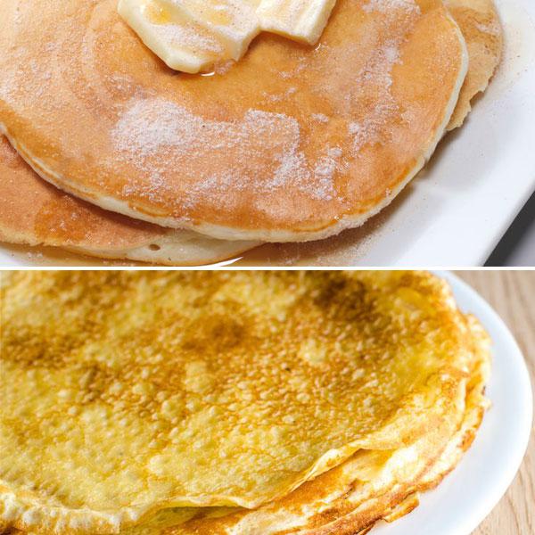 Crepes y tortitas, diferencias y recetas 1