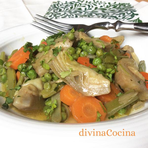 Receta de menestra de verduras - Divina Cocina