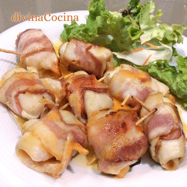 Rollitos De Pollo, Bacon Y Queso - Receta De DIVINA COCINA