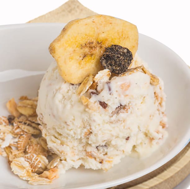 Helado de plátano y muesli 1