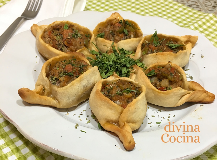 Fatayer (empanadillas de carne y verduras) 1