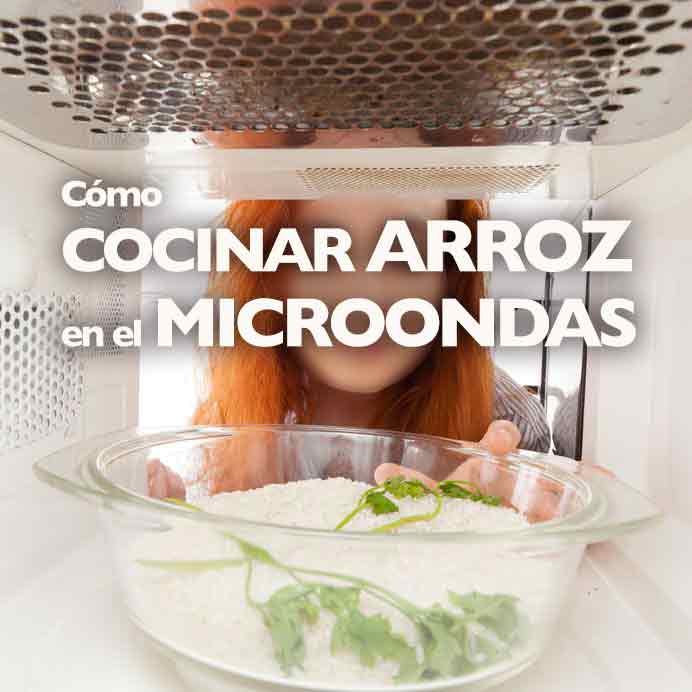 Arroz en microondas cocido Arroz de maíz microondas Arroz de gui