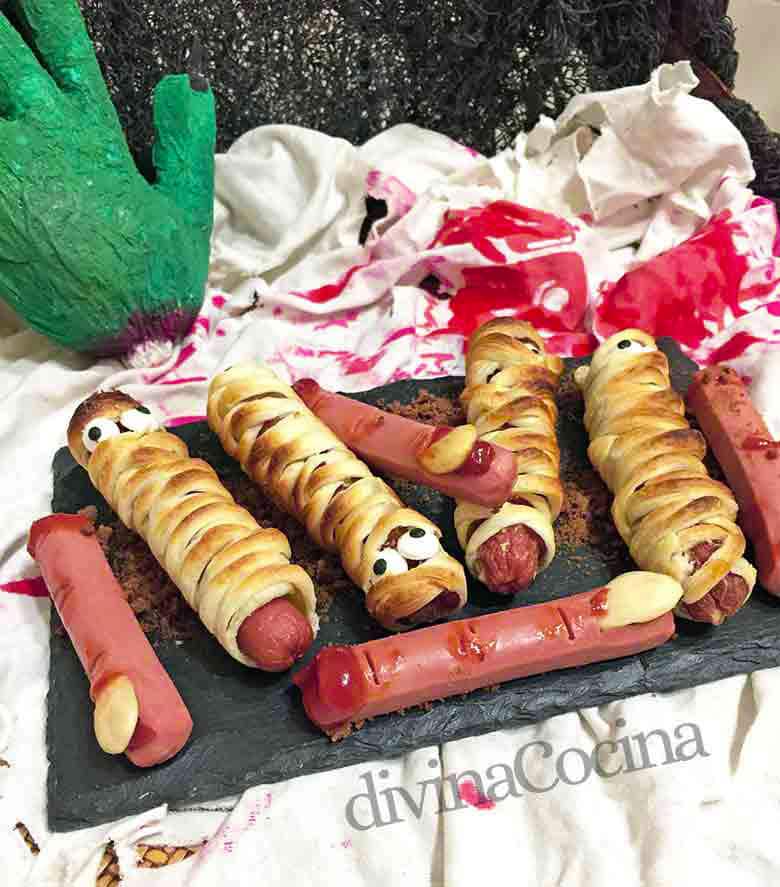 Recetas con salchichas para Halloween 1