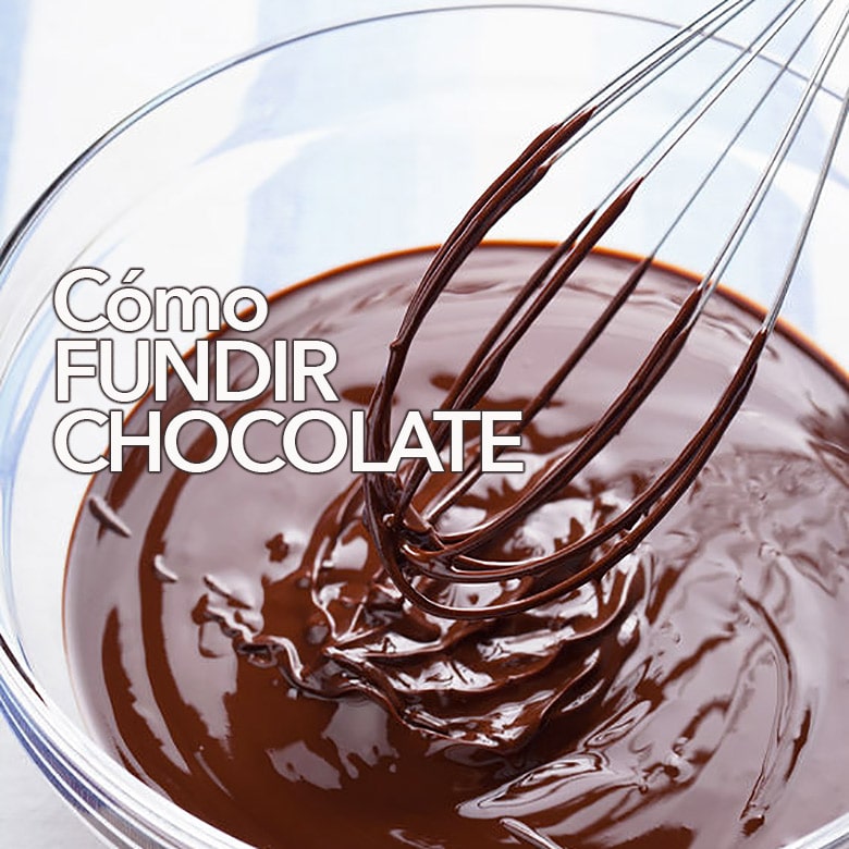 Cómo fundir el chocolate - Receta de DIVINA COCINA