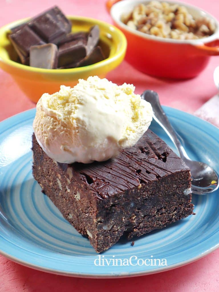 Brownie De Chocolate Sin Horno Divina Cocina