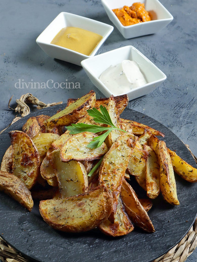 Patatas gajo con especias en Airfryer - DIVINA COCINA