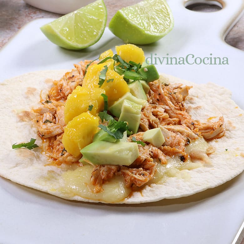 tacos de pollo mexicanos