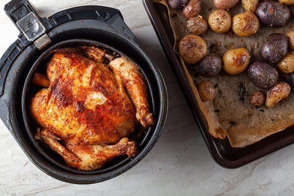 Cómo Hacer Pollo Asado En Freidora De Aire - DIVINA COCINA