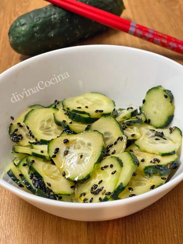 Ensalada Japonesa De Pepino Sunomomo Divina Cocina