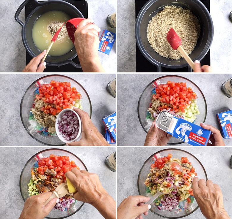 ensalada de sardinas en conserva paso paso 