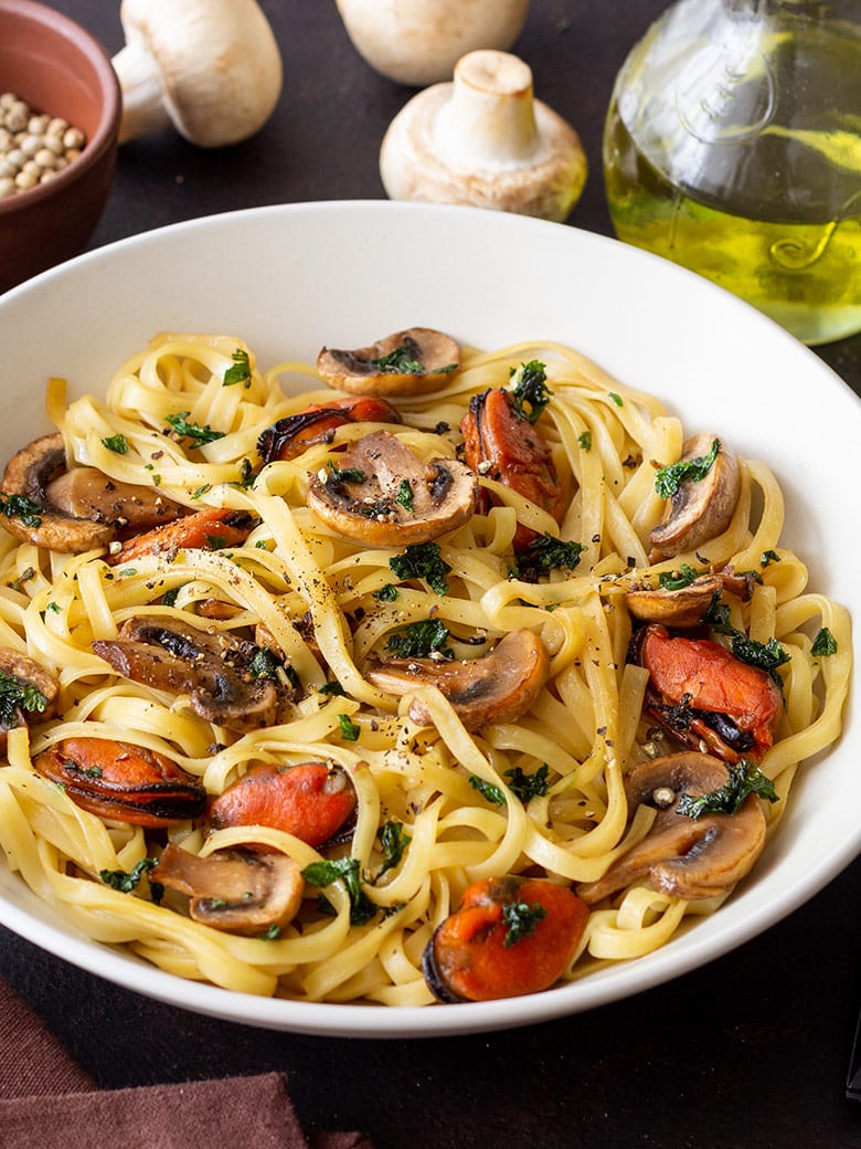 Recetas de pasta con mejillones