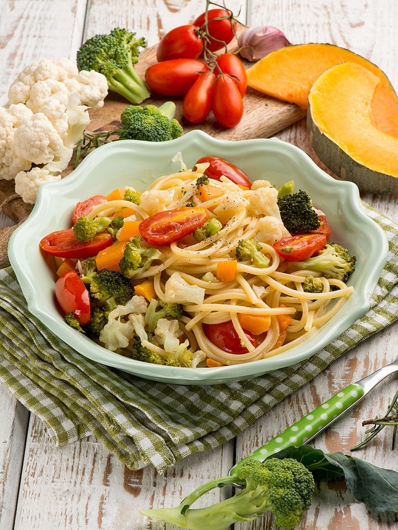 Recetas de pasta con verduras