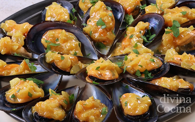 Mejillones al curry