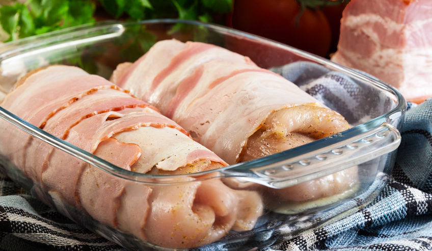 Pechugas envueltas en bacon - Receta de DIVINA COCINA