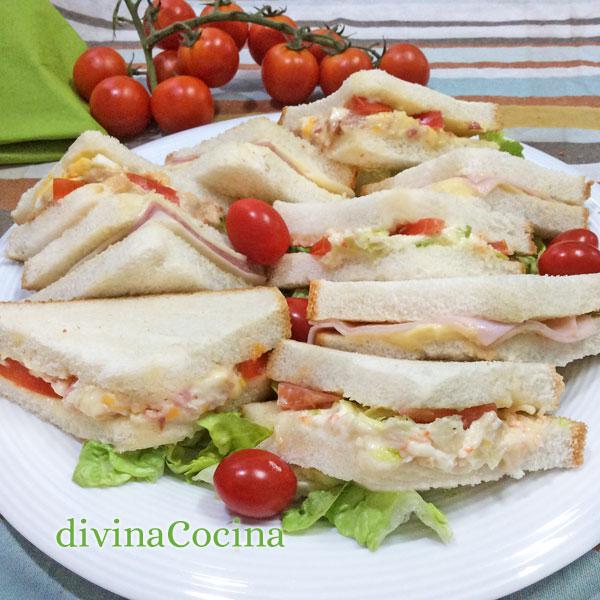 Sándwiches, varias recetas - Receta de DIVINA COCINA