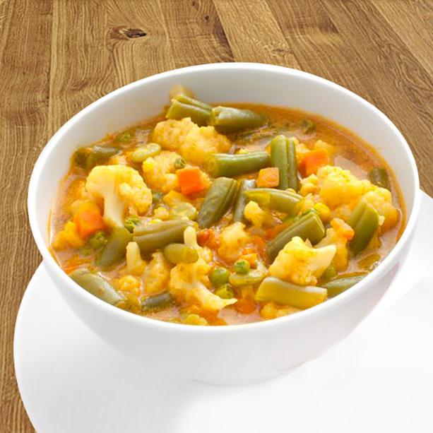 Sopa de verduras al curry - Receta de DIVINA COCINA