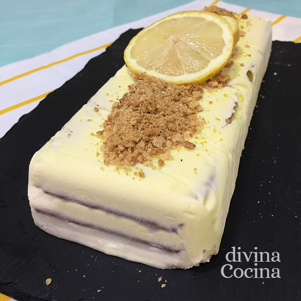 Tarta helada de limón fácil - Receta de DIVINA COCINA